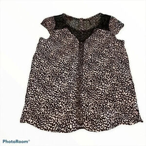 Naf Naf dressy top with lace